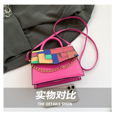 2024 Primavera/Verano nueva moda textura coincidencia de color bolso de hombro bolso de mano este año