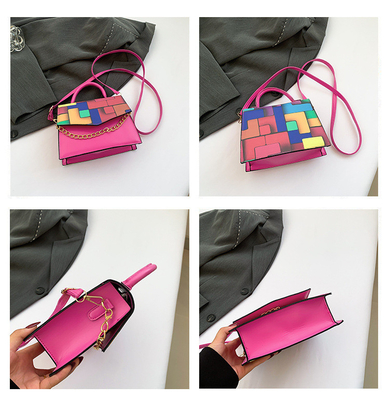 2024 Primavera/Verano nueva moda textura coincidencia de color bolso de hombro bolso de mano este año