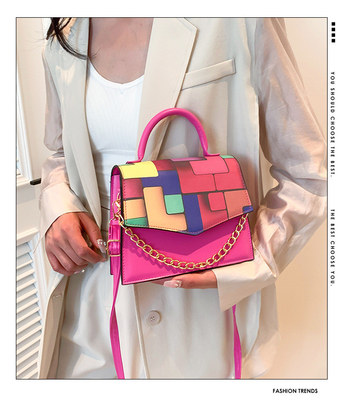 2024 Primavera/Verano nueva moda textura coincidencia de color bolso de hombro bolso de mano este año