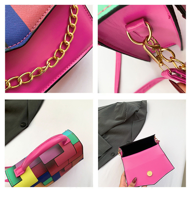 2024 Primavera/Verano nueva moda textura coincidencia de color bolso de hombro bolso de mano este año