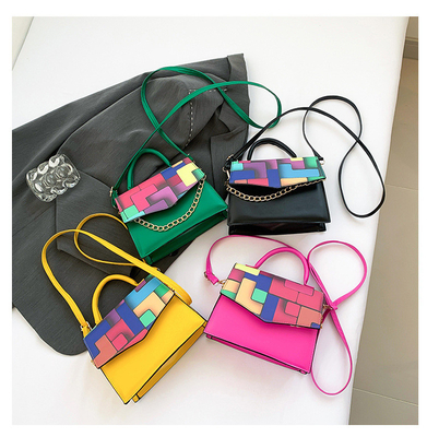 2024 Primavera/Verano nueva moda textura coincidencia de color bolso de hombro bolso de mano este año
