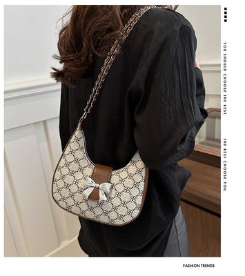 BOLSA de bajo brazo ARCO DE TRIOMPHE BOLSA FEMEÑAL DE PRIMERAÑA Y VERANO BOLSA de hombro todo en uno BOLSA de creciente SENIOR SENSE RETRO CROSS