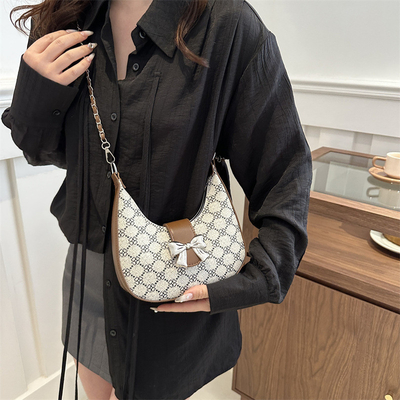 BOLSA de bajo brazo ARCO DE TRIOMPHE BOLSA FEMEÑAL DE PRIMERAÑA Y VERANO BOLSA de hombro todo en uno BOLSA de creciente SENIOR SENSE RETRO CROSS