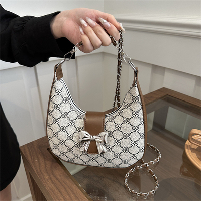 BOLSA de bajo brazo ARCO DE TRIOMPHE BOLSA FEMEÑAL DE PRIMERAÑA Y VERANO BOLSA de hombro todo en uno BOLSA de creciente SENIOR SENSE RETRO CROSS