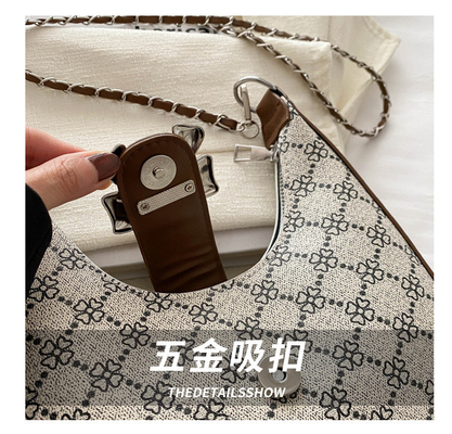 BOLSA de bajo brazo ARCO DE TRIOMPHE BOLSA FEMEÑAL DE PRIMERAÑA Y VERANO BOLSA de hombro todo en uno BOLSA de creciente SENIOR SENSE RETRO CROSS