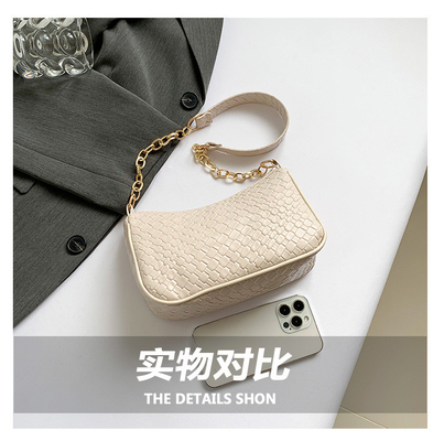 Tendencia nueva de la moda impresión de piedra de diseño nicho hombro único bolso de cuerpo cruzado bolso explosivo de alta calidad de las mujeres debajo de los brazos