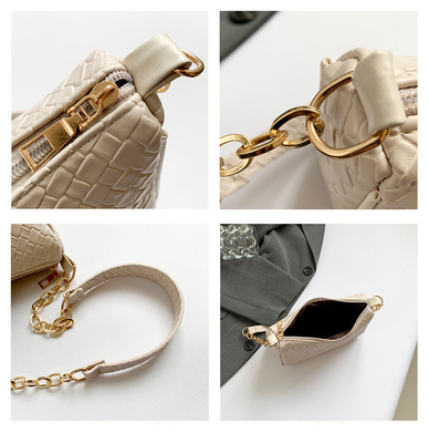 Tendencia nueva de la moda impresión de piedra de diseño nicho hombro único bolso de cuerpo cruzado bolso explosivo de alta calidad de las mujeres debajo de los brazos