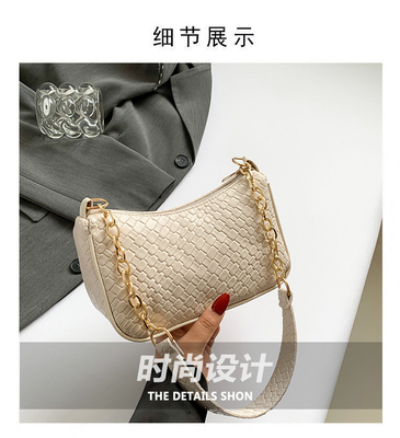 Tendencia nueva de la moda impresión de piedra de diseño nicho hombro único bolso de cuerpo cruzado bolso explosivo de alta calidad de las mujeres debajo de los brazos