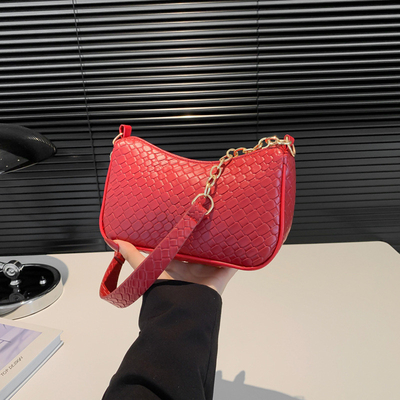 Tendencia nueva de la moda impresión de piedra de diseño nicho hombro único bolso de cuerpo cruzado bolso explosivo de alta calidad de las mujeres debajo de los brazos