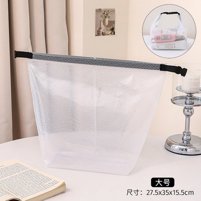 BOLSA DE VIAJE DE MUJERES DE GRAN Capacidad BOLSA de playa BOLSA de gelatina BOLSA de malla transparente BOLSA de compra