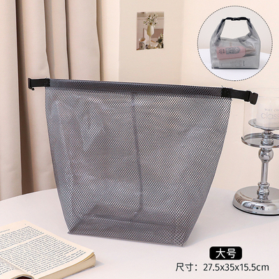 BOLSA DE VIAJE DE MUJERES DE GRAN Capacidad BOLSA de playa BOLSA de gelatina BOLSA de malla transparente BOLSA de compra