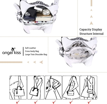 ANGELKISS HOBO BORSAS Y BORSAS DE MANOS PARA MUJERES BORSA DE MANOS DE MUJERES BORSAS de hombro grandes bolsas de hombro diarias