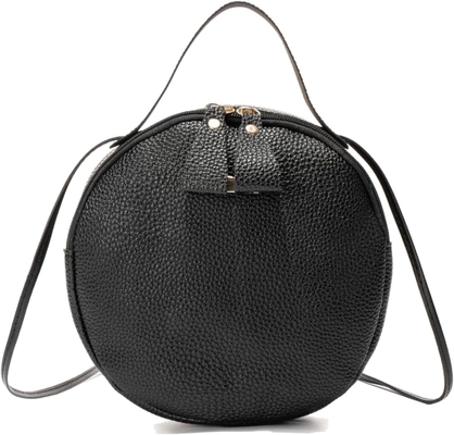 BOLSA de hombro de mujer BOLSA de cuerpo cruzado BOLSA de hombro redonda con cremallera y correa ajustable BOLSA de mano de cuerpo cruzado