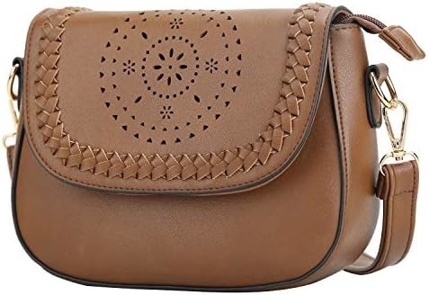 Bolsos de cuerpo cruzado para mujeres Bolsos huecos con correa ajustable