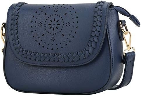 Bolsos de cuerpo cruzado para mujeres Bolsos huecos con correa ajustable