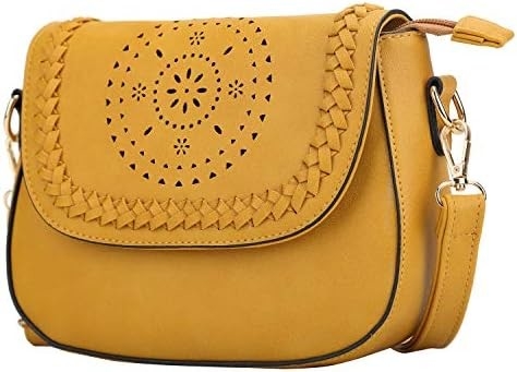 Bolsos de cuerpo cruzado para mujeres Bolsos huecos con correa ajustable