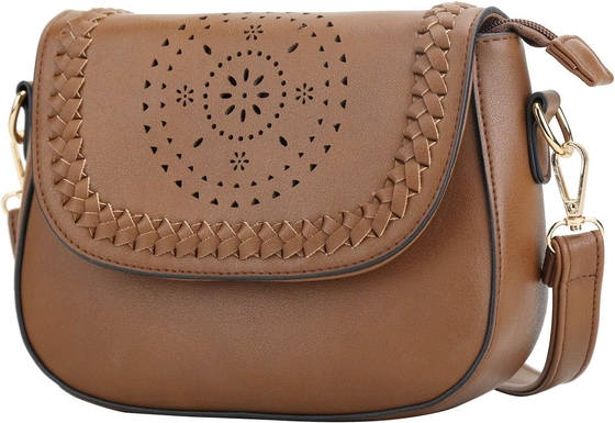 Bolsos de cuerpo cruzado para mujeres Bolsos huecos con correa ajustable