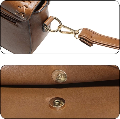 Bolsos de cuerpo cruzado para mujeres Bolsos huecos con correa ajustable