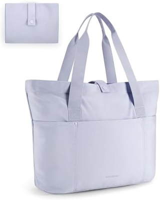 Bolso de bolsa para mujeres, bolso de bolsa plegable con cremallera Bolso de hombro grande Bolso de mano superior para viajes, trabajo