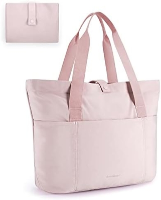 Bolso de bolsa para mujeres, bolso de bolsa plegable con cremallera Bolso de hombro grande Bolso de mano superior para viajes, trabajo