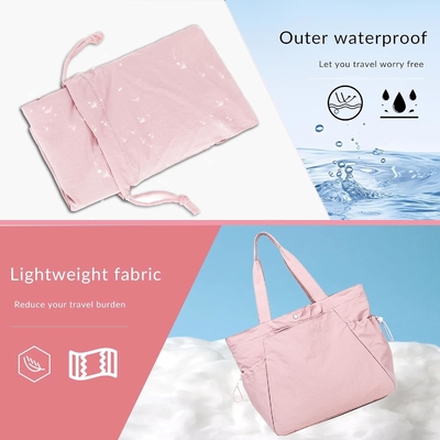 BTOOP TOTE BAG PARA MUJERES, BAGAS PLAYDABLE para el gimnasio en la playa, BAGAS LIGERAS para viajes y trabajo