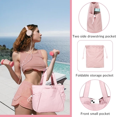 BTOOP TOTE BAG PARA MUJERES, BAGAS PLAYDABLE para el gimnasio en la playa, BAGAS LIGERAS para viajes y trabajo