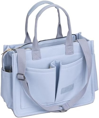 LARGO LATINO BOLSA TOTE PARA MUJERES con bolsillos,Laptop bolsos para todo el cuerpo TODO TODO EL DÍA BOLSA DE MANOS PARA TRABAJO Playa gimnasio