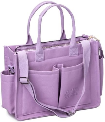 LARGO LATINO BOLSA TOTE PARA MUJERES con bolsillos,Laptop bolsos para todo el cuerpo TODO TODO EL DÍA BOLSA DE MANOS PARA TRABAJO Playa gimnasio