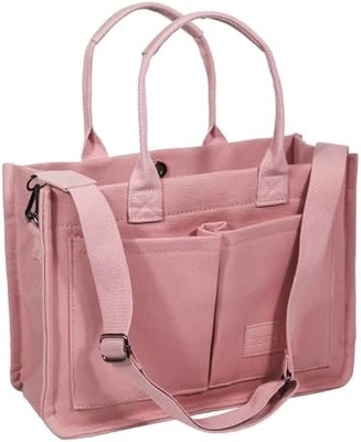 LARGO LATINO BOLSA TOTE PARA MUJERES con bolsillos,Laptop bolsos para todo el cuerpo TODO TODO EL DÍA BOLSA DE MANOS PARA TRABAJO Playa gimnasio