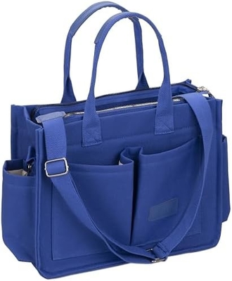 LARGO LATINO BOLSA TOTE PARA MUJERES con bolsillos,Laptop bolsos para todo el cuerpo TODO TODO EL DÍA BOLSA DE MANOS PARA TRABAJO Playa gimnasio