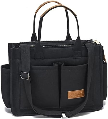 LARGO LATINO BOLSA TOTE PARA MUJERES con bolsillos,Laptop bolsos para todo el cuerpo TODO TODO EL DÍA BOLSA DE MANOS PARA TRABAJO Playa gimnasio