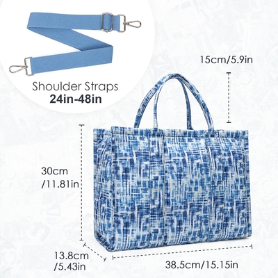 BOLSA DE CANVAS TOTE BOLSA DE MUJERES BOLSA de moda BOLSA de hombro con cremallera BOLSA de cuerpo cruzado para viaje de trabajo