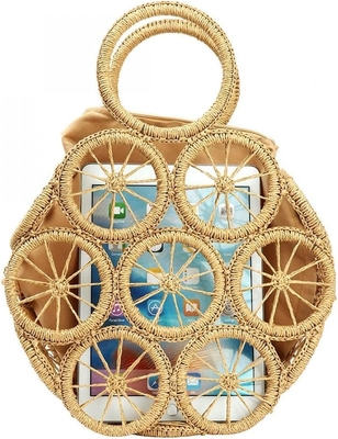 LARGAS BOLSAS DE PALA DE Playa BOLSA de mano Hobo bolso de verano bolso de playa bolso de palla