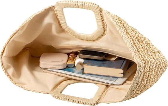 YYW BOLSA DE TOTE hecha a mano para mujeres, tejida a mano de paja BOLSA HOBO GRANDE para mujeres