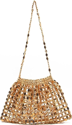 MIUCO BOLSA DE VINTAJE con cuentas ELEGANTE BOLSA DE CALLA DE COMERCIO Accesorios para mujeres bolso de mano