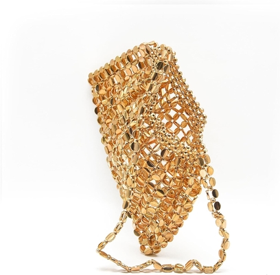 MIUCO BOLSA DE VINTAJE con cuentas ELEGANTE BOLSA DE CALLA DE COMERCIO Accesorios para mujeres bolso de mano