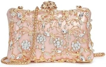 Bolso de noche bolsos de embrague bolsos para mujeres Rhinestones bolso fiesta brillante bolso de hombro bolso de boda con cadena