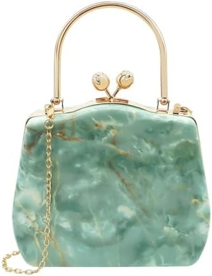 BORSA DE MANO, BORSA GEOMÉTRICA, BORSA de abrazadera para fiestas, bodas y bailes.