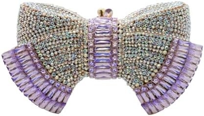 Mujeres UMREN ELEGANTES mariposas bolsas de noche de piedra del rinón lujo cristal de la clavija fiesta de bodas cóctel bolsa de mano