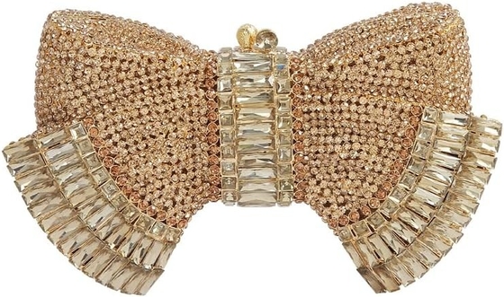 Mujeres UMREN ELEGANTES mariposas bolsas de noche de piedra del rinón lujo cristal de la clavija fiesta de bodas cóctel bolsa de mano
