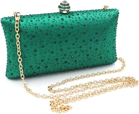 Bolso de noche de mujer Rhinestone brillante Fiesta de la noche de la boda Bolso de mano Bolso de embrague Bolso de hombro