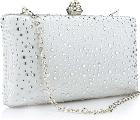 Bolso de noche de mujer Rhinestone brillante Fiesta de la noche de la boda Bolso de mano Bolso de embrague Bolso de hombro