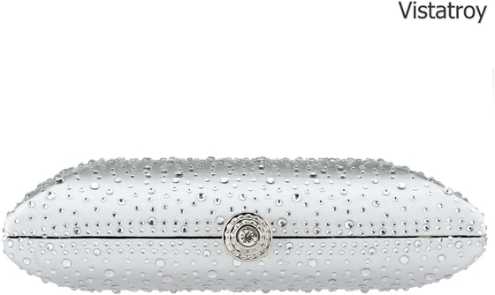 Bolso de noche de mujer Rhinestone brillante Fiesta de la noche de la boda Bolso de mano Bolso de embrague Bolso de hombro