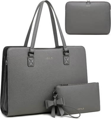 KEYLI 4PC SETS BOLSA DE LÁPTOP PARA MUJERES BOLSA DE LÁPTOP DE CUERPO GRANDE BOLSA con puerto de carga USB