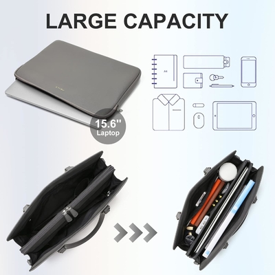 KEYLI 4PC SETS BOLSA DE LÁPTOP PARA MUJERES BOLSA DE LÁPTOP DE CUERPO GRANDE BOLSA con puerto de carga USB