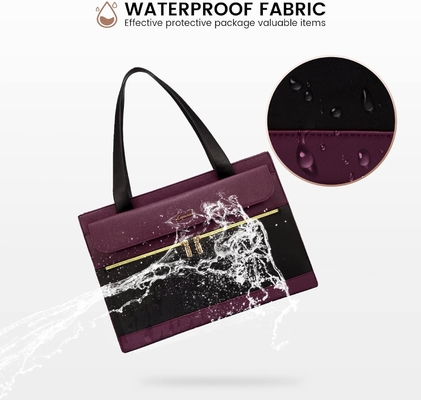 Lovevook LATEPOOK BOLSA PARA MUJERES 15.6 pulgadas LATEPOTT TOTE BOLSA DE TRABAJO PREFESIONAL de cuero computadora BREEFCASE a prueba de agua de negocios