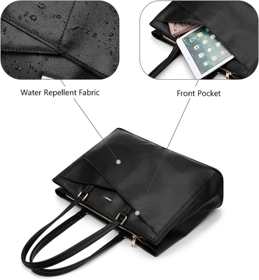 BOLSA DE CUERPO INDUCTIVO de 15,6 pulgadas BOLSA DE COMPUTADOR BUSINESS OFFICE WORK BREEFCASE Negro