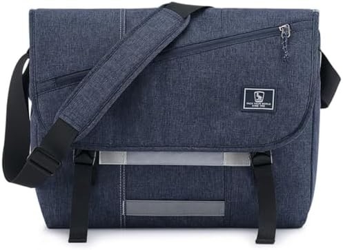 OIWAS bolso de mensajería para hombres, 15.6 pulgadas bolsos de crossbody portátil de mujeres casual bolsa de bolso de hombro de la bolsa de viaje de la universidad