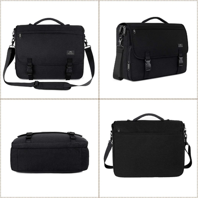 BOLSA MESSENGER PARA HOMBres, MUJERES BRIEFCASES ligero de peso de los hombres de la bolsa portátil de 15,6 pulgadas resistente al agua