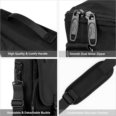 BOLSA MESSENGER PARA HOMBres, MUJERES BRIEFCASES ligero de peso de los hombres de la bolsa portátil de 15,6 pulgadas resistente al agua